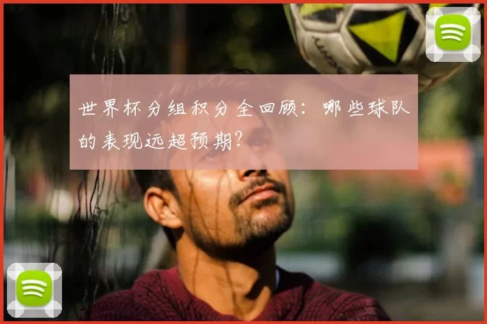 世界杯分组积分全回顾:哪些球队的表现远超预期?