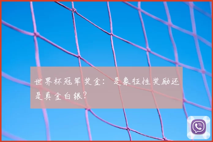 世界杯冠军奖金：是象征性奖励还是真金白银？