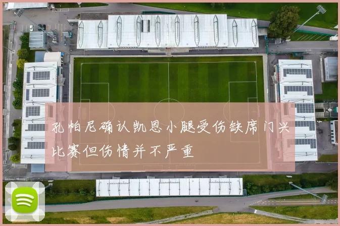 孔帕尼确认凯恩小腿受伤缺席门兴比赛但伤情并不严重