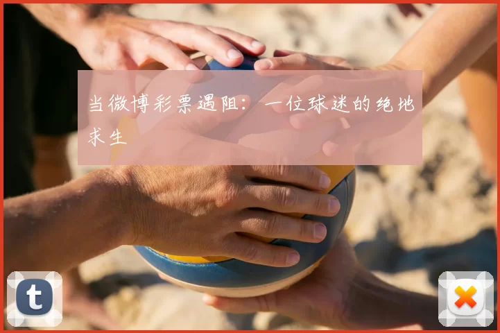 当微博彩票遇阻：一位球迷的绝地求生